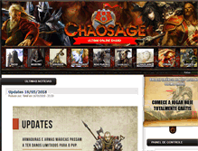 Tablet Screenshot of chaosage.com.br